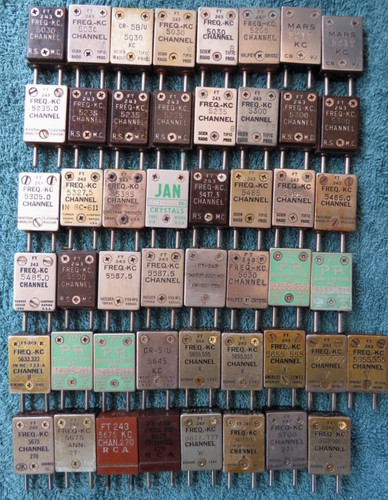 FT-243 Ham Radio Crystal 5 MHz 5030 ... 5700 KC kHz TESTED (One Crystal)