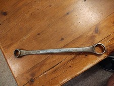 CRAFTSMAN DOUBLE BOX END 12 POINT WRENCH 1-1/16 & 1-1/4 "V" MADE IN USA VINTAGE