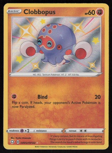 Clobbopus SV072/SV122 Holo Shining Fates Shiny Vault Pokemon TCG Near Mint