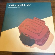 Recolte Press Sand Maker Mini RPS-3  Prad Hot Sand Sandwich Toaster 350W AC100V