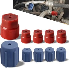 R134a Cap, 13mm  16mm Air Conditioning Service AC System Charging Port Cap, 5