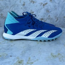 Adidas Predator Accuracy.3 Men's Size 9 Shoes Blue White Turf Soccer Cleats