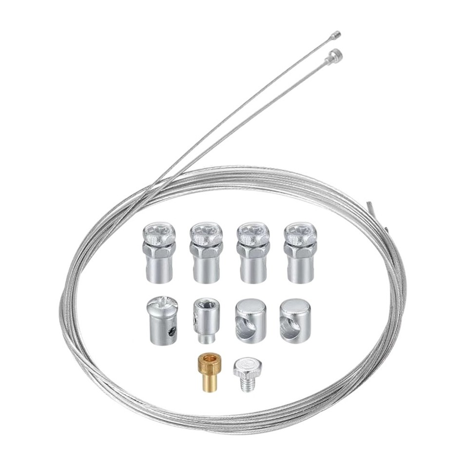Kit Universale Per Cavo Acceleratore Moto | 5 Metri Di Cava, Nippli E Ferrules Per Fai-Da-Te