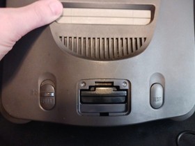 Nintendo 64 N64 Console System Black w/ 2 OEM Controllers + OEM Cords TESTED!