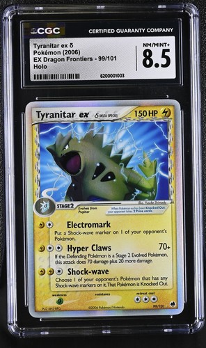 Tyranitar ex δ graded CGC 8.5 for sale on eBay