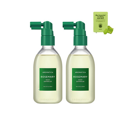 AROMATICA Rosemary Root Enhancer Hair Scalp Serum 100ml 2 Pack