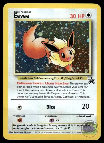 Eevee 11 Promo Wizards Black Star Promos Pokemon Holo LP