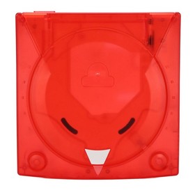 Red For Dreamcast DC Translucent Case Retro Video Game Console Protect OT