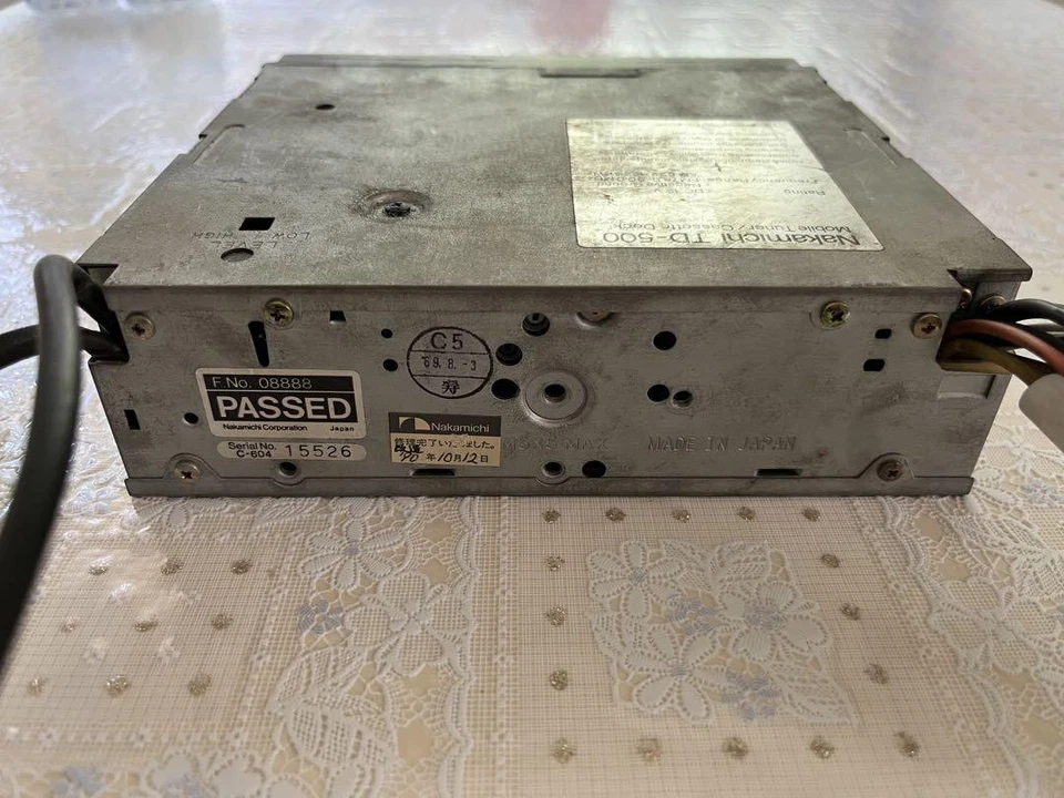 Nakamichi Td-500 Modificado Cassette Deck Proyecto No Probado De Colección Coche Audio Foto 4 de 4