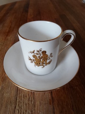 Gemini Tuscan Demitasse cup and saucer set vintage