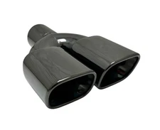 Exhaust Tip 3.00 Inlet 3.00 X 3.65 Outlet 10.25 long Dual Rolled Resonated WDSRT