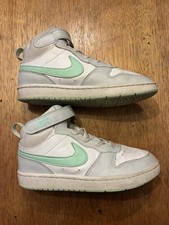 Nike Court Borough Mid 2 Big Kids Pure Platinum Mint Foam Size 3Y