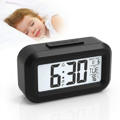 SureFly Digitaler Wecker mit großem Display, Uhrzeit Datum Temperatur S, 1 
