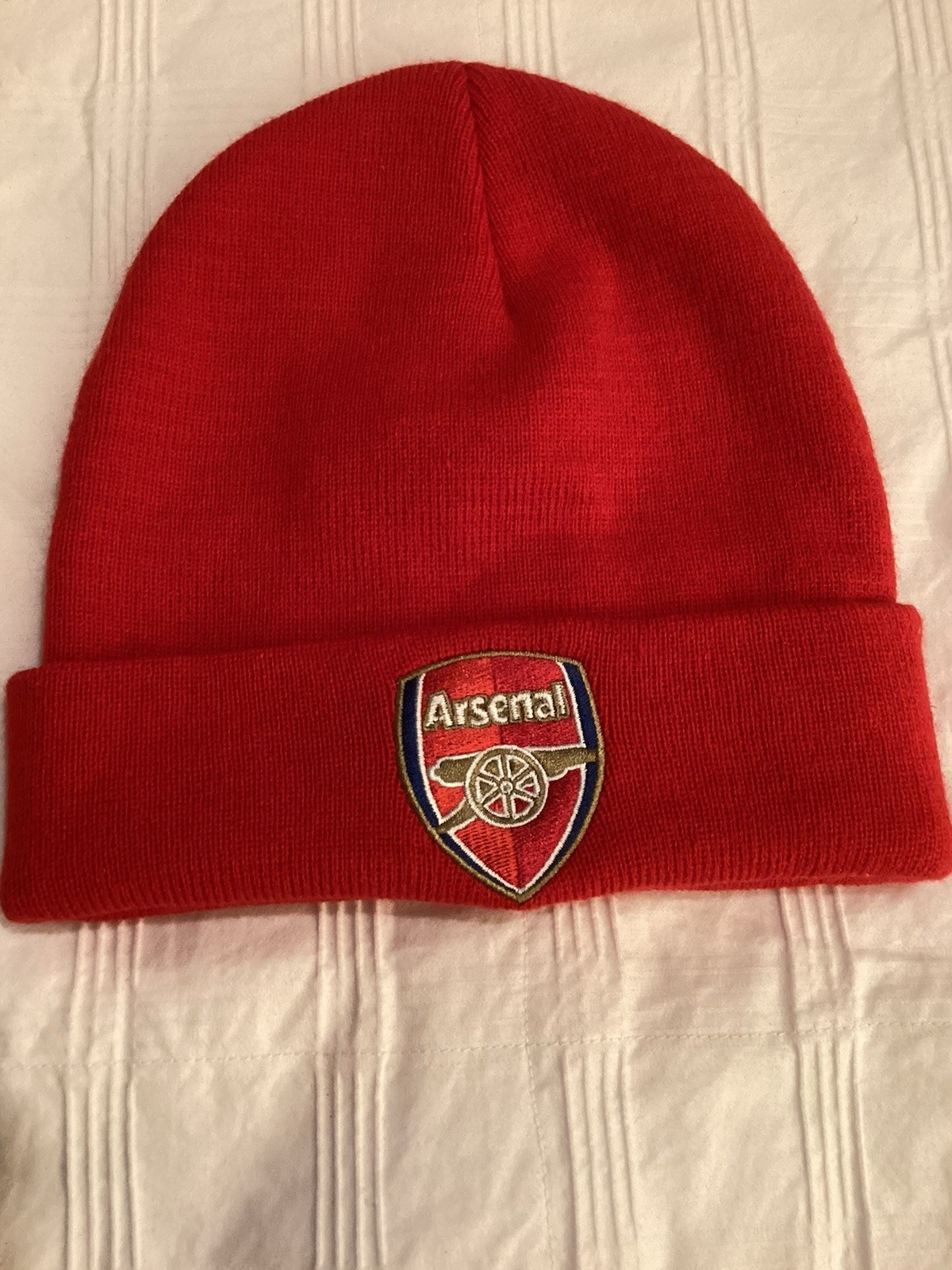 Arsenal top team today english premier league knit beanie hat red one size