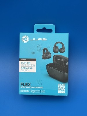 JLab Flex True Wireless Bluetooth Open-Ear Earbuds - Black