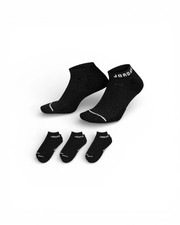 Jordan Everyday No-Show Socks 3pk Black/White Unisex DX9656-010 New