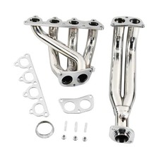 For 1988-2000 Honda Civic D15 D16 D-series 4-2-1 Stainless Headers 2 Piece Set