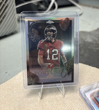 Topps Chrome Fortune Tom Brady Brock Bowers Josh Allen Hampton 4 Card Lot NFL