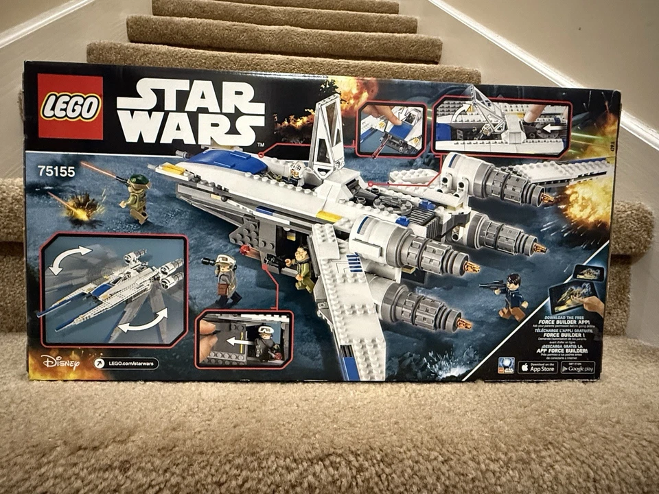 LEGO Star Wars: Rebel U-Wing Fighter (75155) новый запечатанный в коробке. Коробка не идеальная - Изображение 4 из 4