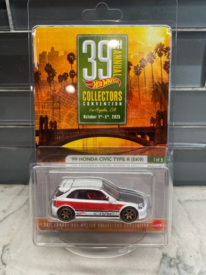 #ad #ad Hot Wheels 2025 39th Los Angeles Convention Honda Civic Type R EK9 #1 of 3 $125.99