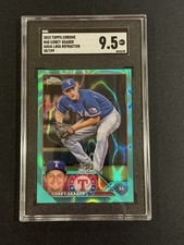 2023 Topps Chrome - Corey Seager #45 Aqua Lava Refractor /199 SGC 9.5