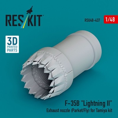 ResKit RSU48-0437 - 1:48 ?F-35B Lightning II exhaust nozzle (Parked/Fly) for Tam