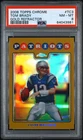 2008 TOPPS CHROME GOLD REFRACTOR #TC3 TOM BRADY 41/199 PSA 8