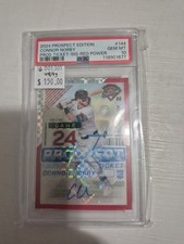 2024 Panini PE Connor Norby Ticket Red Power Auto RC #144 48/99 G001301