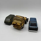 Vintage Tonka Vans Made in Japan, Play Worn and one other