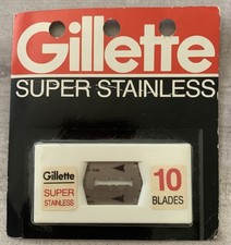 VTG NIP Gillette Super Stainless Razor Blades...