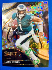 Jalen Hurts 2023 Panini Select Silver Disco Prizm Club Level - Eagles