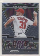 2021 Panini Prizm Fearless Max Scherzer #FR-20 2l4