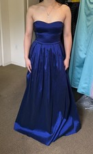 Windsor Blue Navy Strapless Dress. Homecoming. Prom. Women's S, 4.