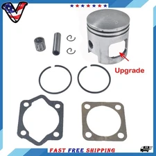 47mm Piston Pin Ring add Window For 80cc 2 Stroke Engine Motor Motorized Bike