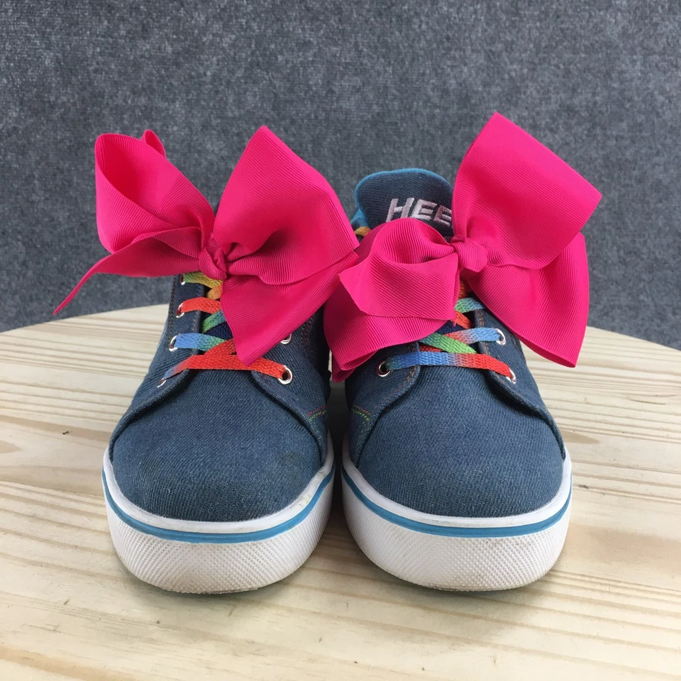 Heelys Shoes Womens 8 Blue Propel Jojo Siwa Roller Skate Sneakers Denim Bow Low - Image 4 of 4