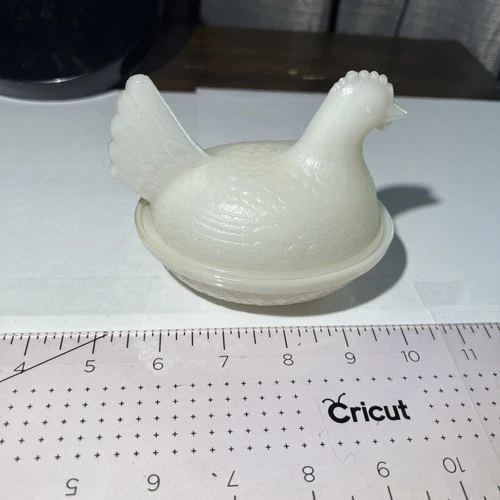 Vintage Hazel Atlas Milk Hen Candy Dish
