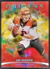 2021 Panini Origins Joe Burrow Gold /10 #19 Cincinnati Bengals SL2