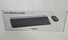 Logitech Slim Wireless Keyboard & Mouse Combo 920-010961 Black