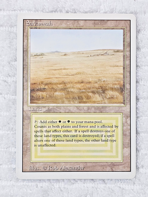 #ad #ad Savannah MTG Revised Dual Land Clean Front Surface Bump on Back CardVault MP VTG $289.87