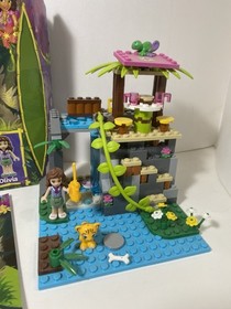 99% Complete Retired Lego Friends 41033 Jungle Falls Rescue With Box And Manual