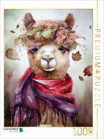 Puzzle Calvendo Alpaga En Automne | 1000 PièCes, Format Assemblé 64 × 48 Cm | Pu