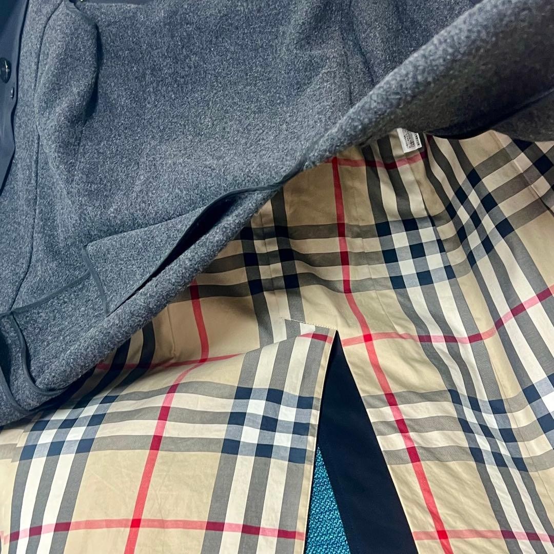 Burberry  BURBERRY Black Trench Coat (Size 40) thumbnail 8