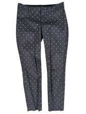 Banana Republic Sloan Fit Gray Arrow Print Slim Fit Dress Pants Women's Size 2