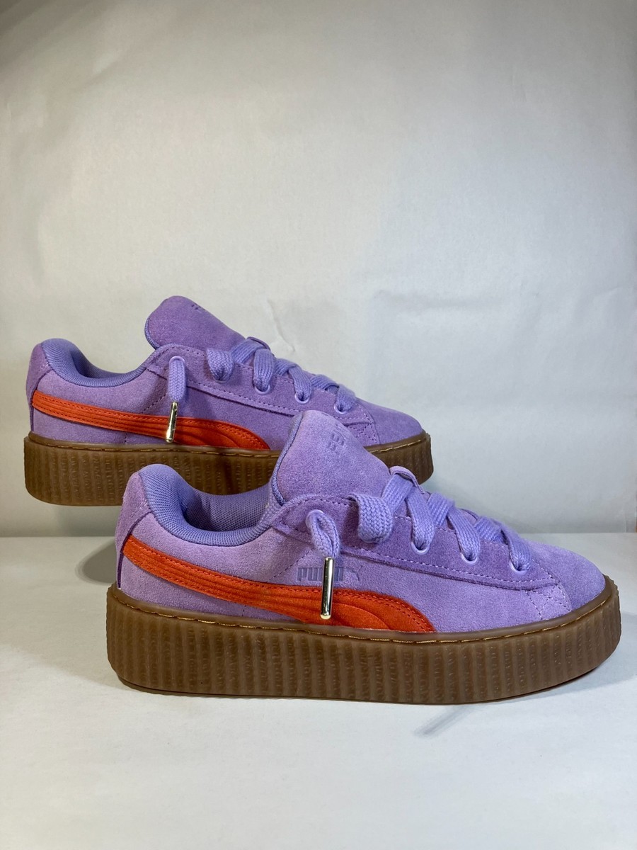 Fenty x Puma Creeper Phatty Lavender Burnt Red Woman's Sz 6 - NEW