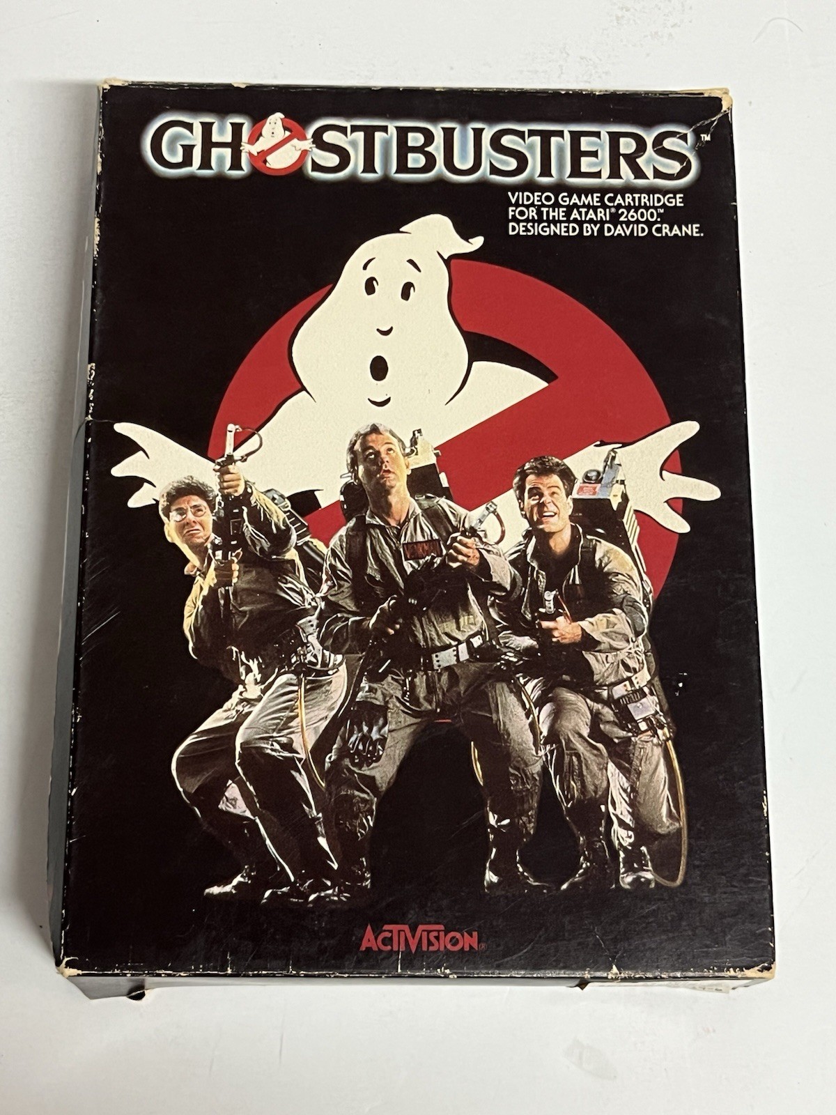 Ghostbusters Atari 2600 W/Box & Manual Big Box Activision 1985 UNTESTED