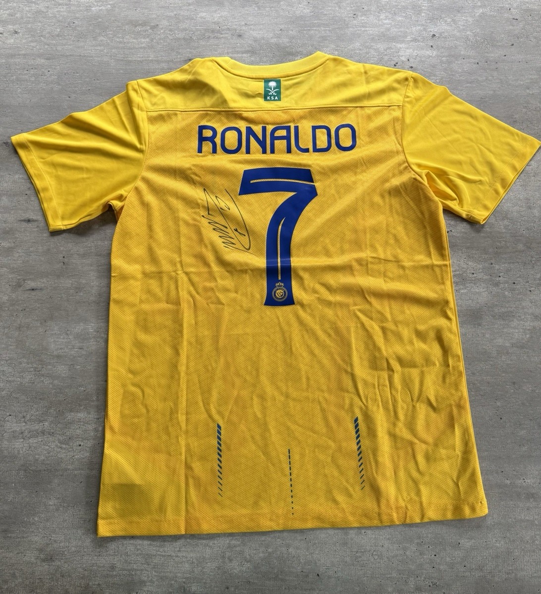 Cristiano Ronaldo CR7 Al-Nassr Football Club shirt 2023-2024 Hand