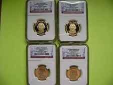 2007-S PRESIDENTIAL NGC PF69 ULTRA CAMEO 4-COIN DOLLAR PROOF SET
