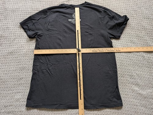 Slam City Skates Shirt Adult Large Black London Skateboarding Short Sleeve Crew - Picture 10 of 10