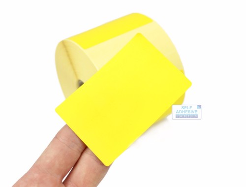75mm x 50mm Yellow Direct Thermal Perm 1,250 labels per roll. 25mm core. - Picture 3 of 3