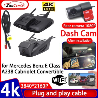 4K Wifi DVR Dash Cam Camera for Mercedes Benz E Class A238 Cabriolet Convertible